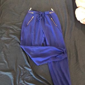 Blue comfy pants